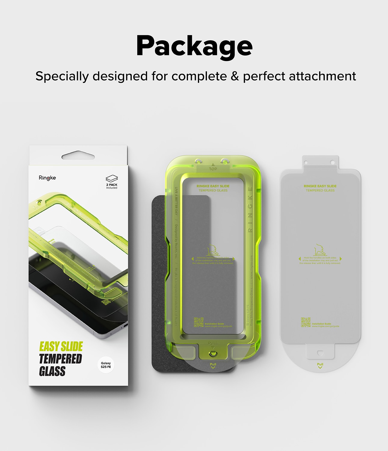 Easy Slide Glass (2-pack) Samsung Galaxy S25 FE