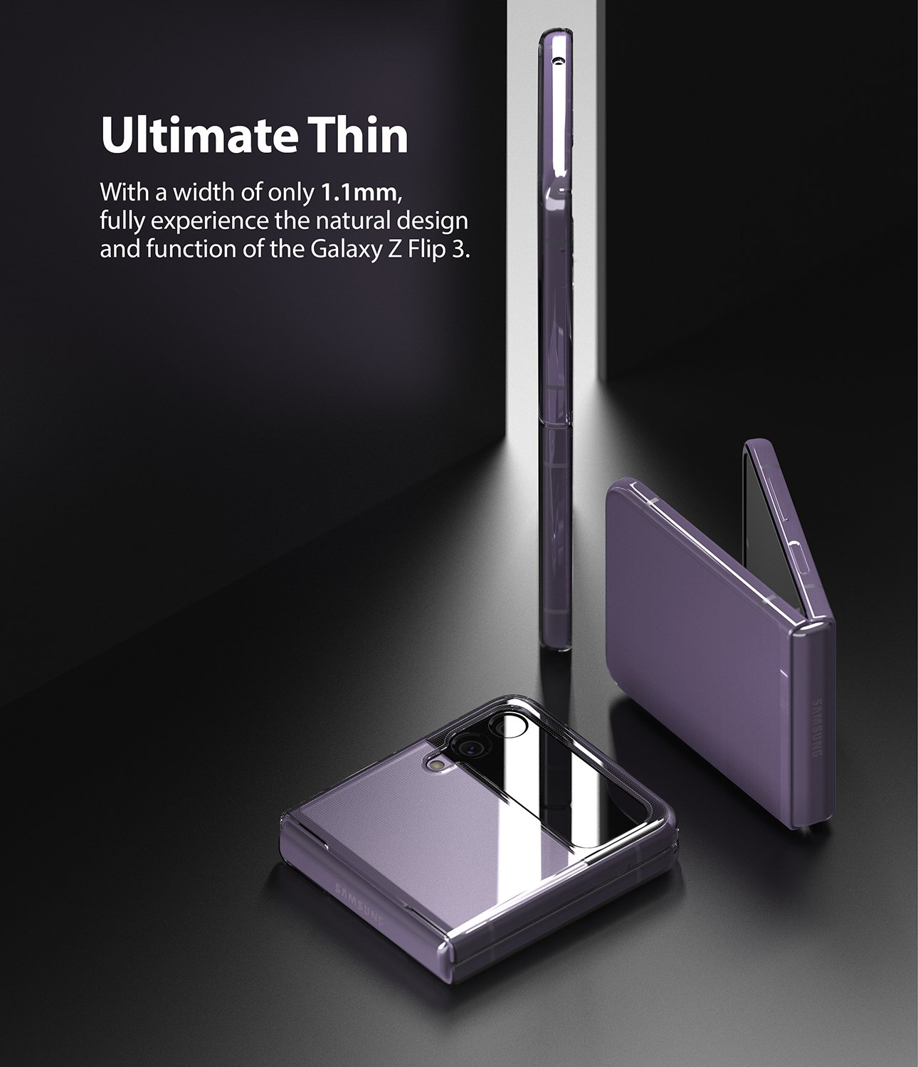 Slim Case Galaxy Z Flip 3 Matte Clear