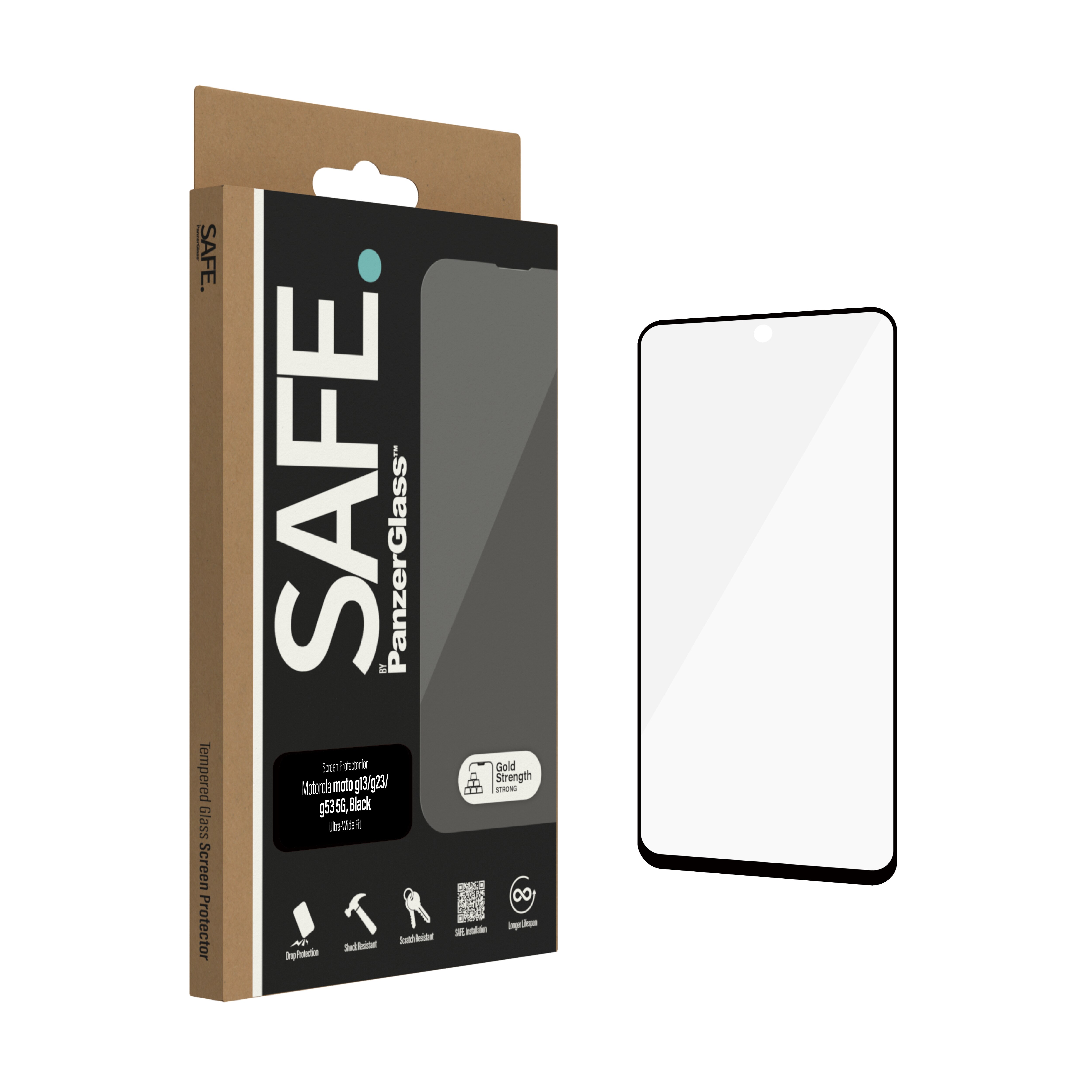 Motorola Moto G13/Moto G23/Moto G53 Screen Protector Ultra Wide Fit