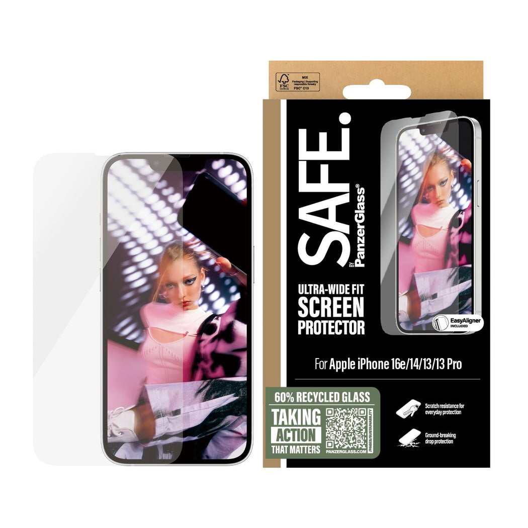 iPhone 13 Screen Protector Ultra Wide Fit (with EasyAligner)