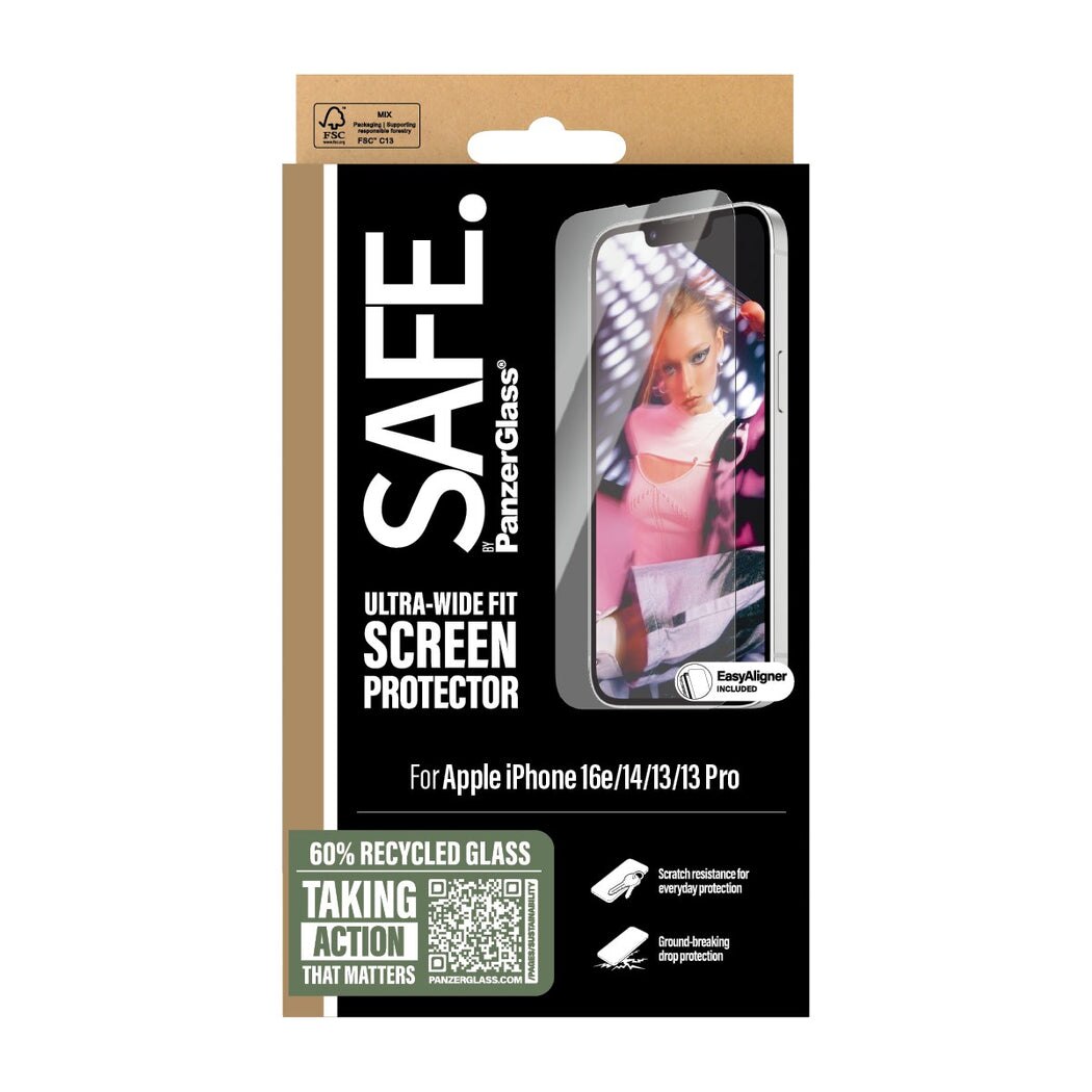 iPhone 13 Screen Protector Ultra Wide Fit (with EasyAligner)