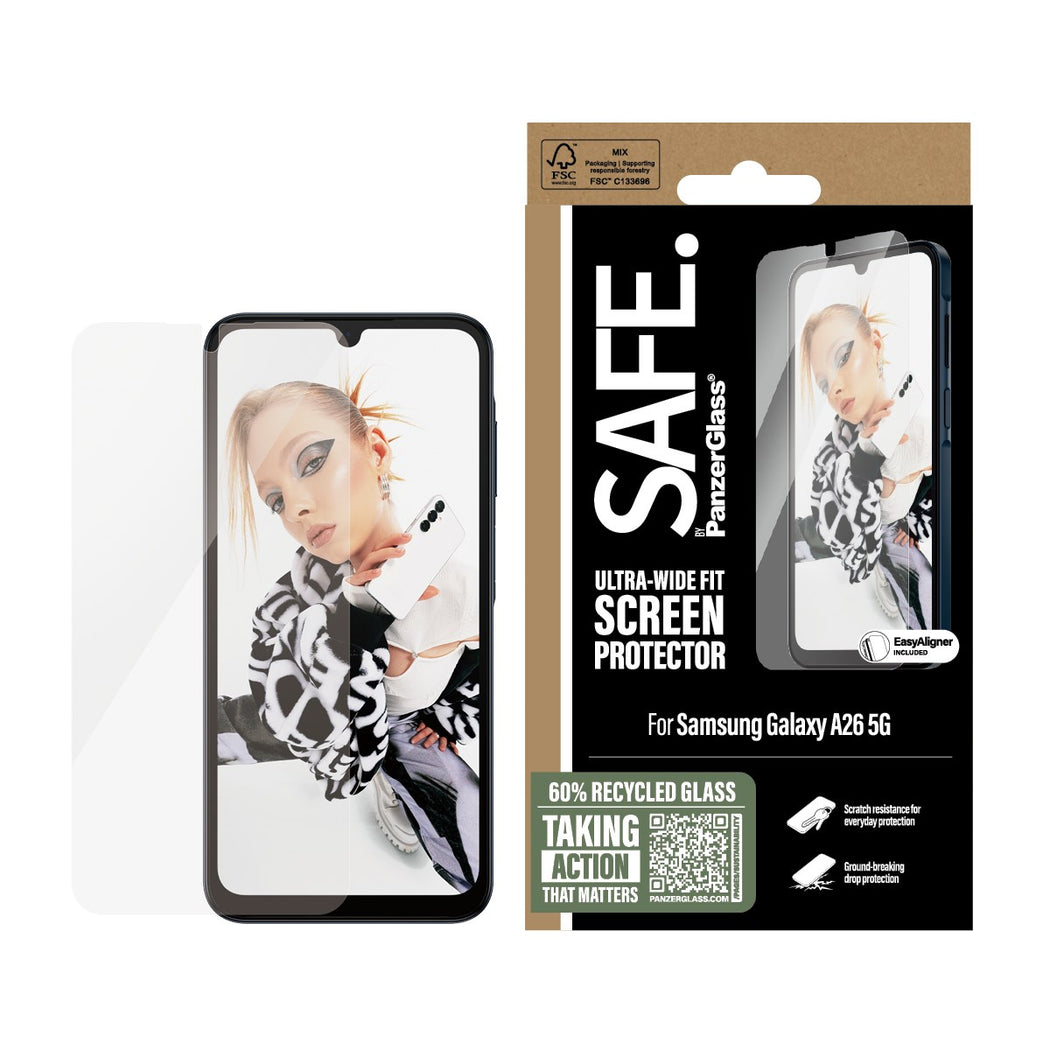 Samsung Galaxy A26 Screen Protector Ultra Wide Fit (with EasyAligner)