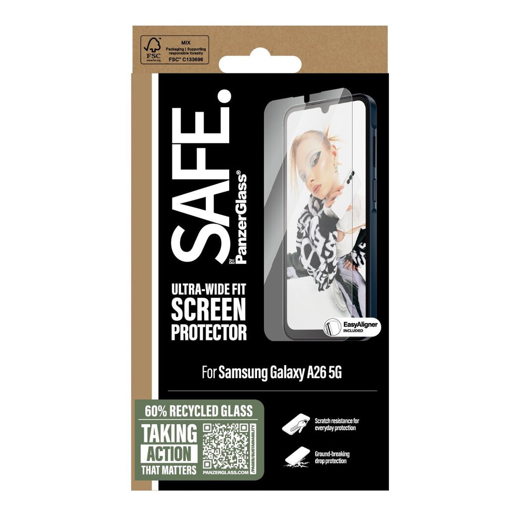 Samsung Galaxy A26 Screen Protector Ultra Wide Fit (with EasyAligner)