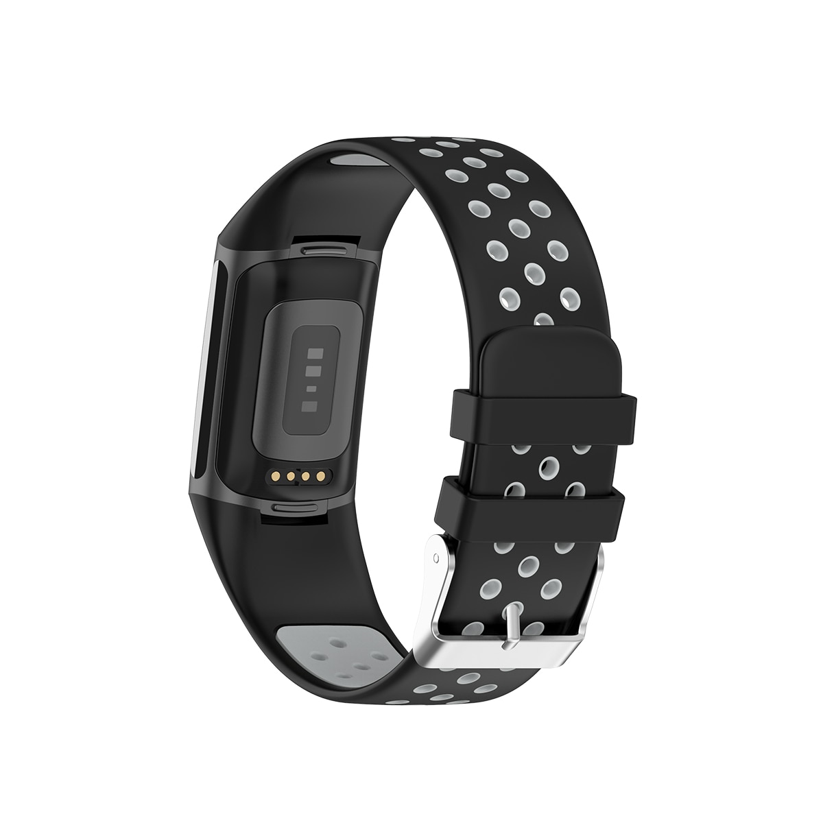 Silikoniranneke Urheilu Fitbit Charge 6 musta