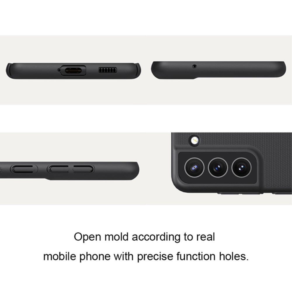 Super Frosted Shield Samsung Galaxy S21 FE musta