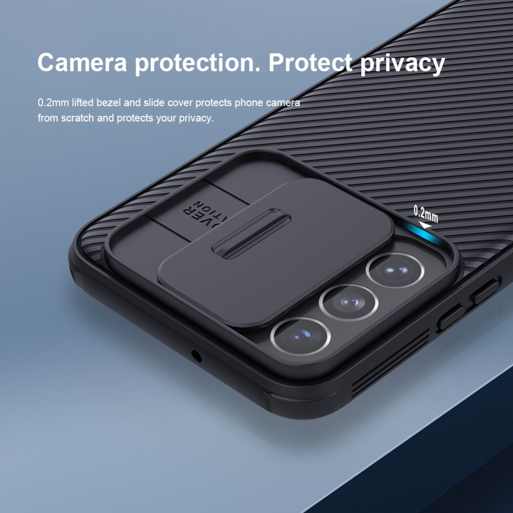 CamShield Kuori Samsung Galaxy S22 Plus Musta