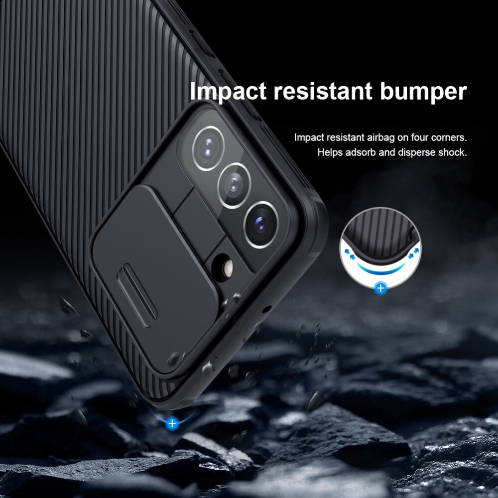 CamShield Kuori Samsung Galaxy S22 Plus Musta