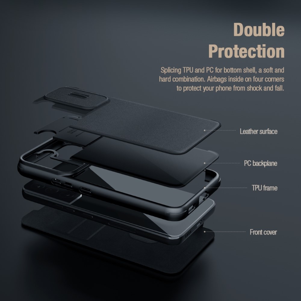 Qin Pro Camshield Samsung Galaxy S23 Plus Black