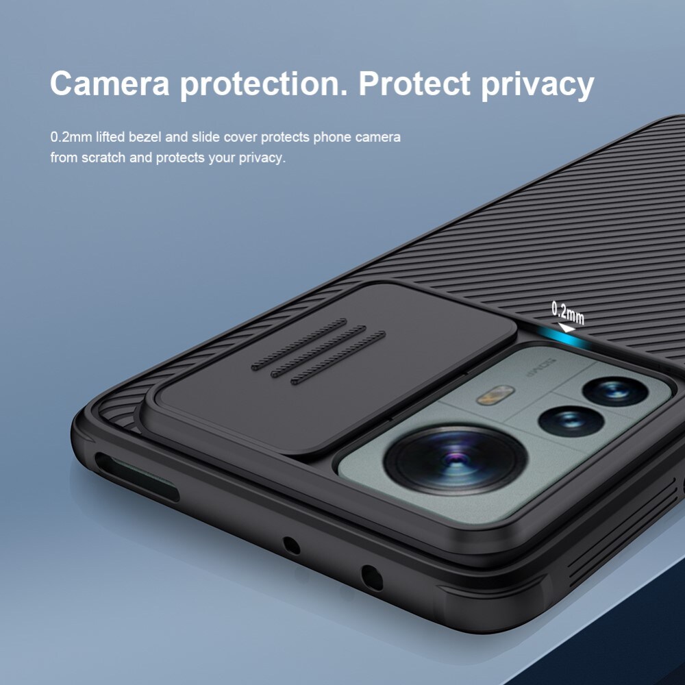 CamShield Kuori Xiaomi 12 Pro Musta