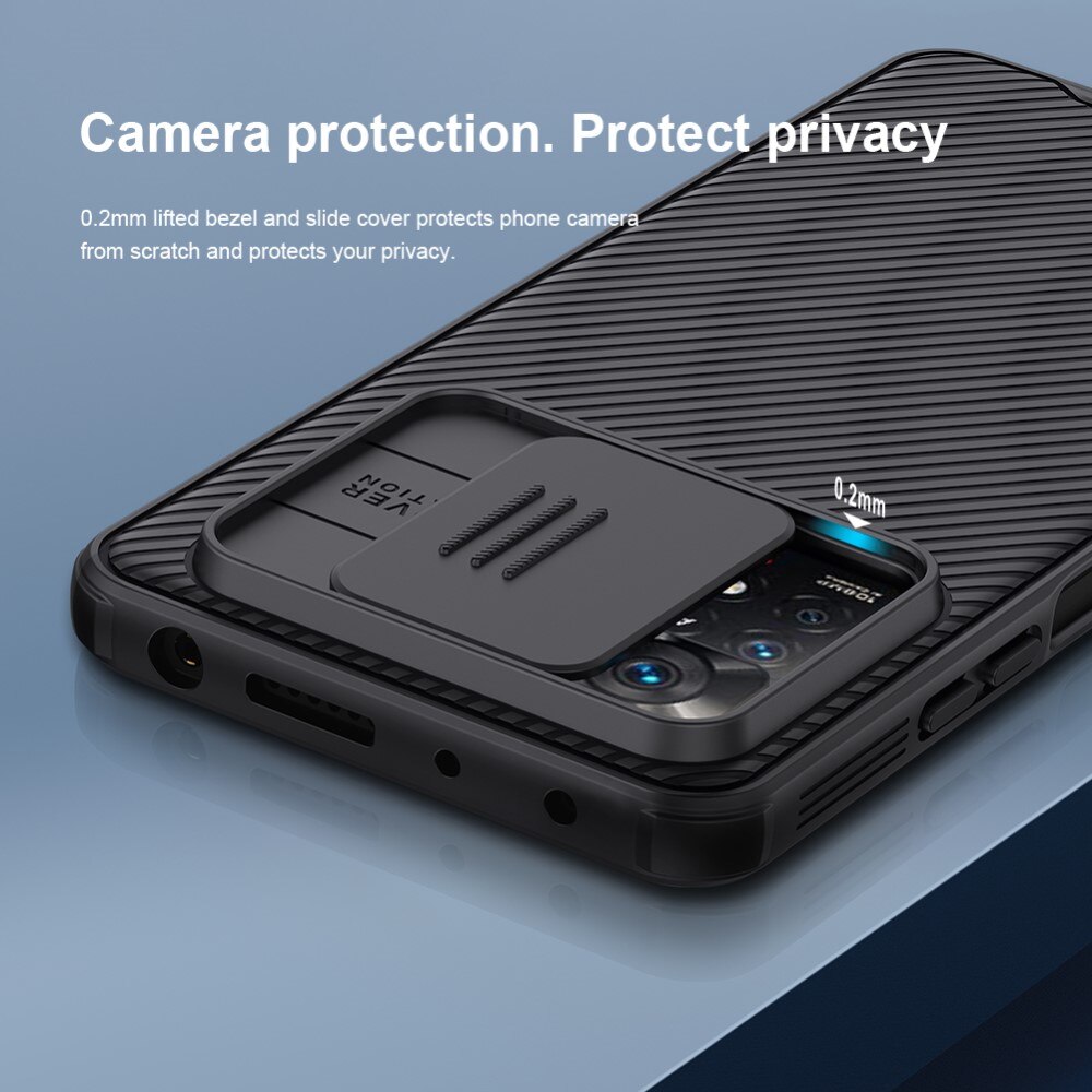 CamShield Kuori Xiaomi Redmi Note 11 Pro musta