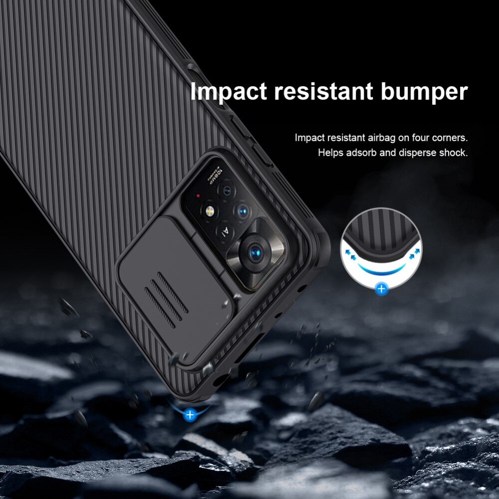 CamShield Kuori Xiaomi Redmi Note 11 Pro Musta
