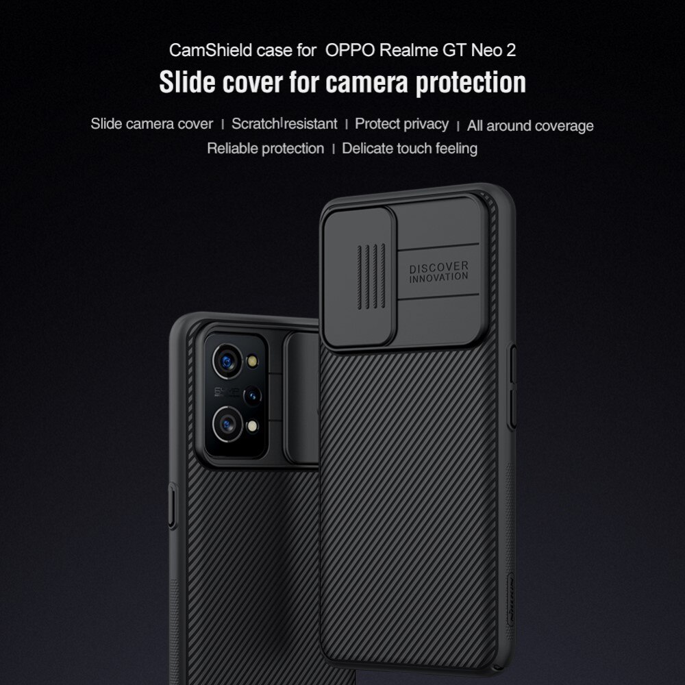 CamShield Kuori Realme GT Neo 2 Musta