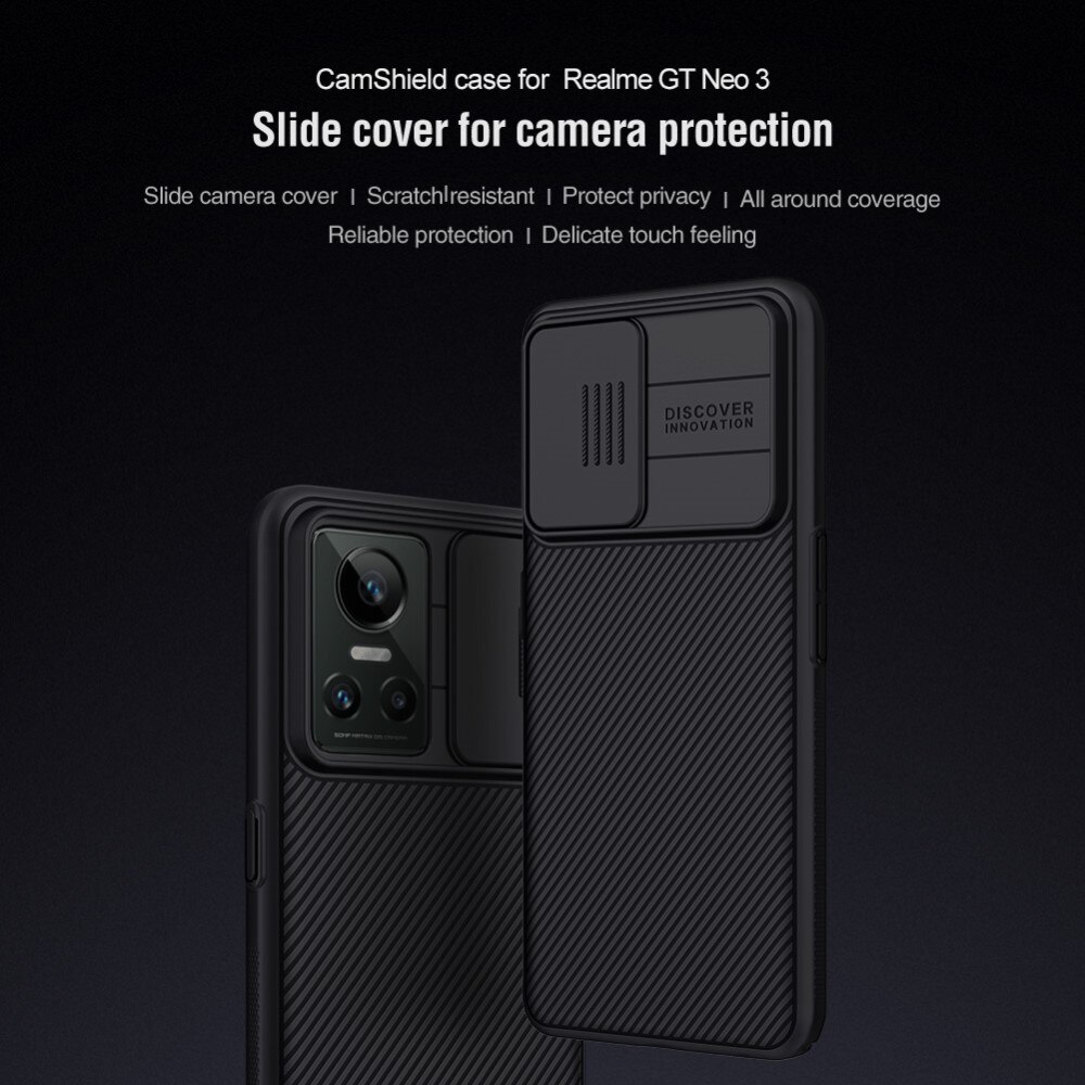 CamShield Kuori Realme GT Neo 3 Musta