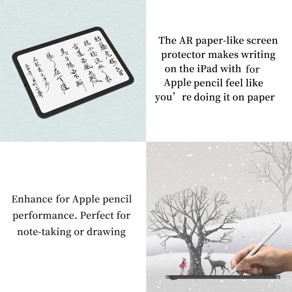 AR Paper-like Screen Protector iPad Mini 6 2021 Läpinäkyvä