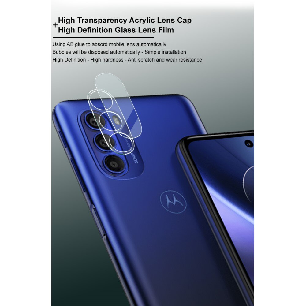Panssarilasi Kameran Linssinsuoja Motorola Moto G51 Kirkas