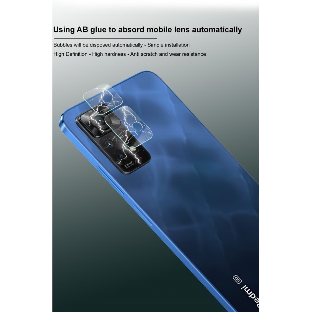 2-pack Panssarilasi Kameran Linssinsuoja Xiaomi Redmi Note 11 Pro Kirkas
