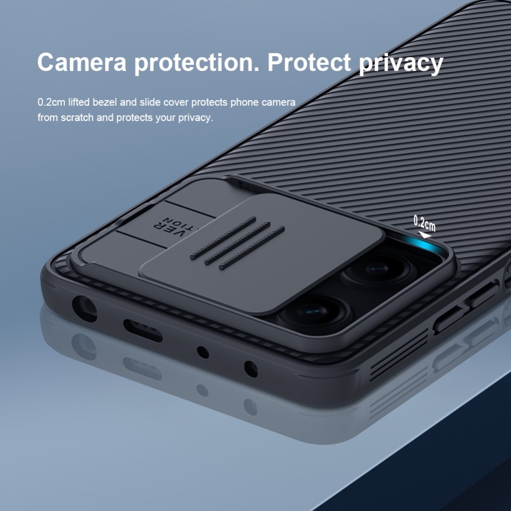 CamShield Kuori Xiaomi Redmi Note 12 Pro Plus musta