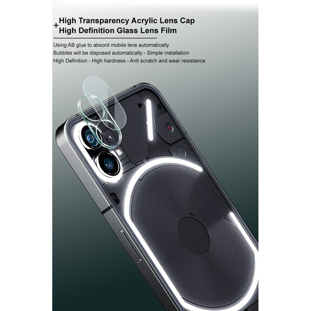 Panssarilasi Kameran Linssinsuoja Nothing Phone 1 Kirkas