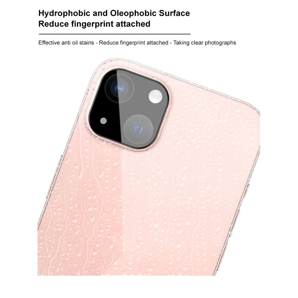 Panssarilasi Kameran Linssinsuoja iPhone 15 Plus Musta