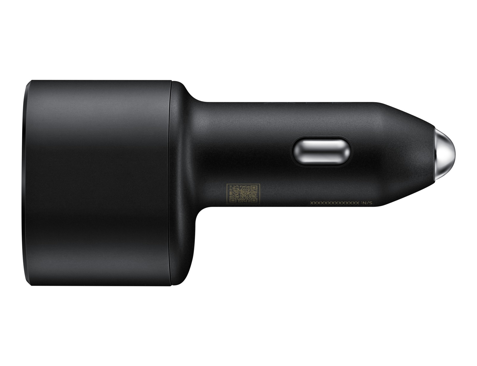 Super Fast Dual Car Charger USB-C + USB-A  (45W+15W) musta