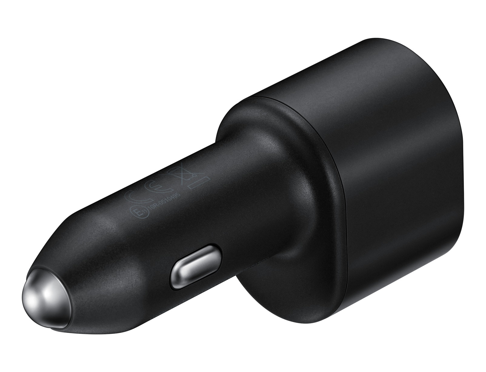 Super Fast Dual Car Charger USB-C + USB-A  (45W+15W) musta