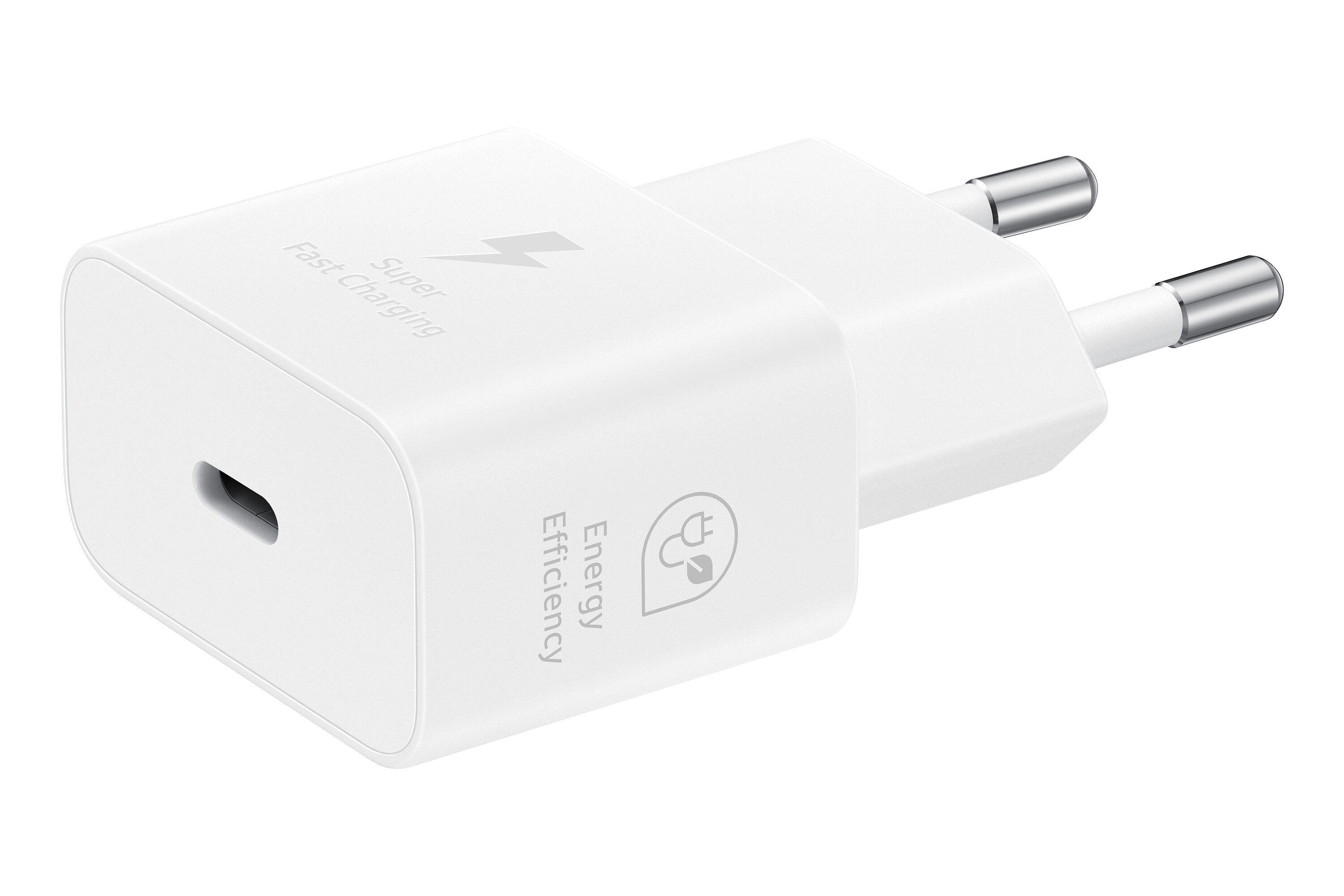 Power Seinälaturi Fast Charge 25W PD USB-C valkoinen