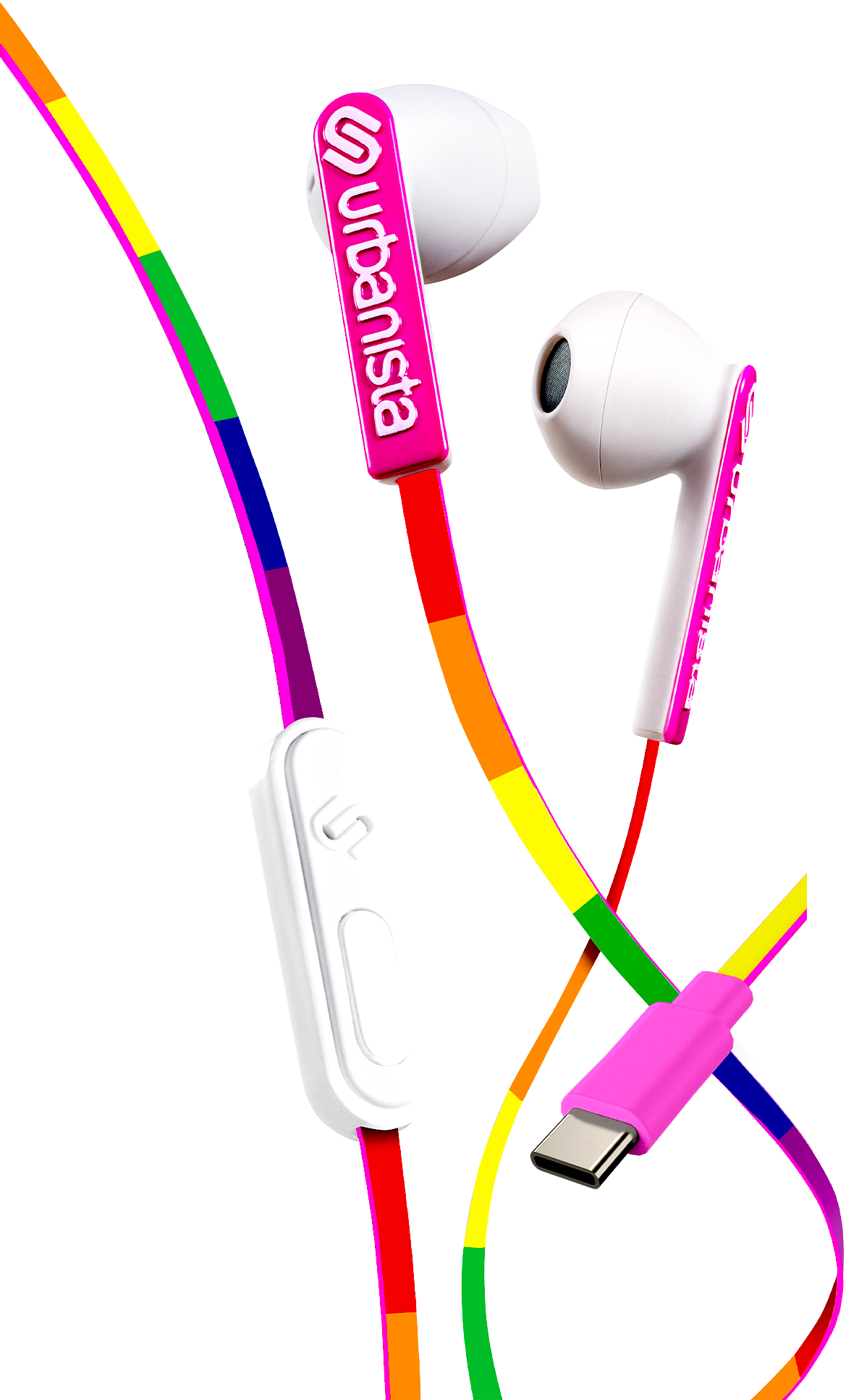 Urbanista Langalliset kuulokeet USB-C Lucky Rainbow