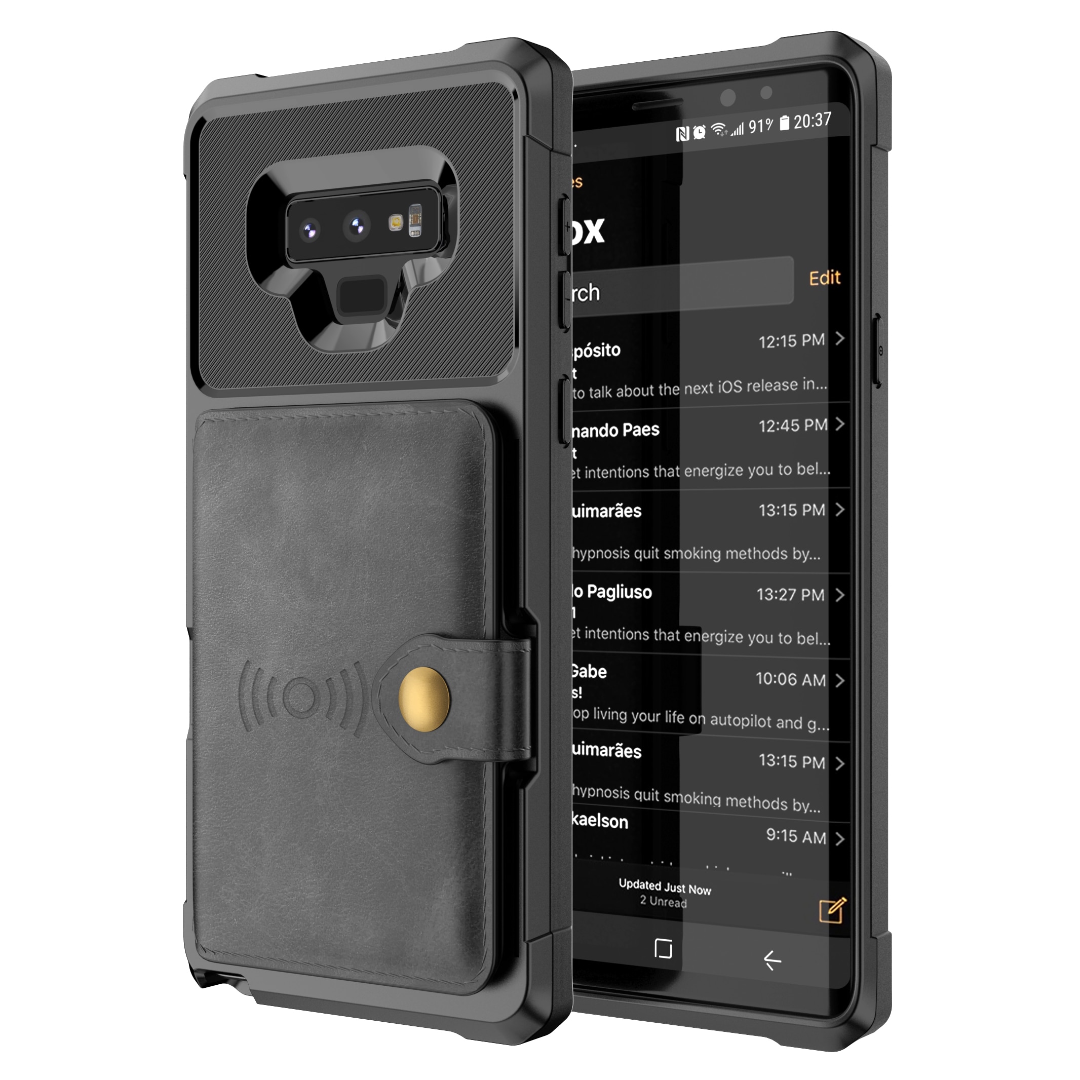 Tough Multi-slot Case Samsung Galaxy Note 9 musta