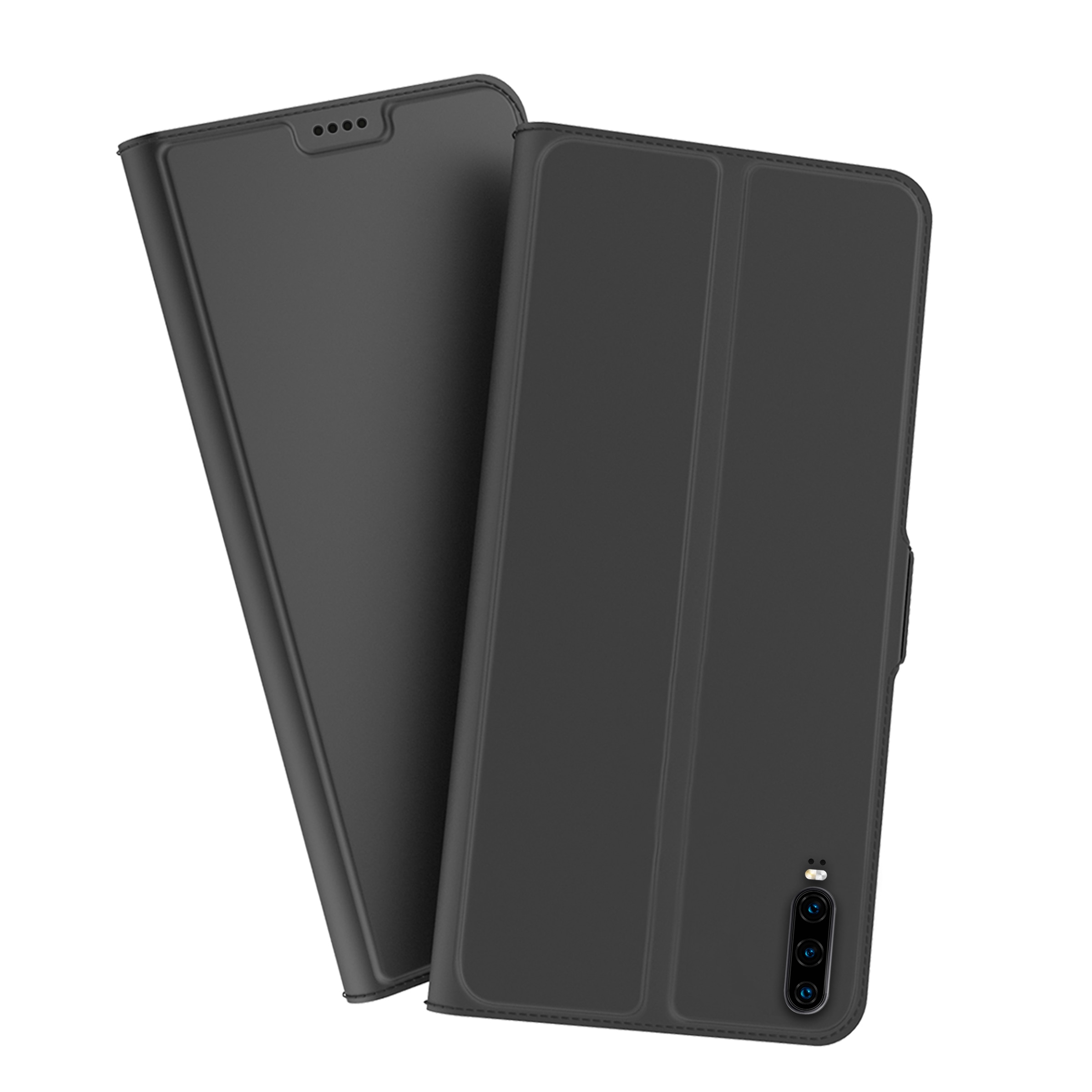 Slim Card Wallet Huawei P30 musta