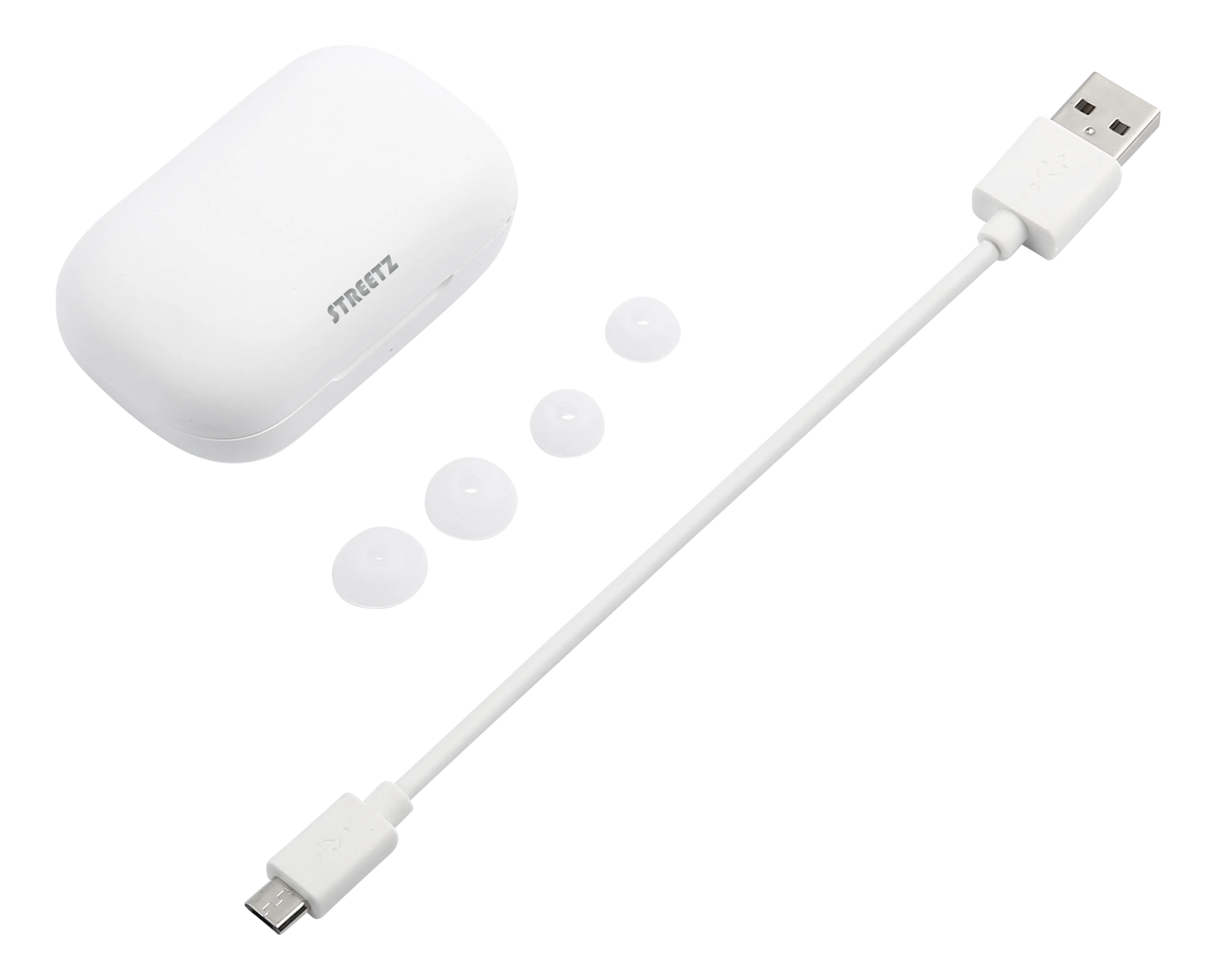 Langattomat in-ear kuulokkeet TWS valkoinen