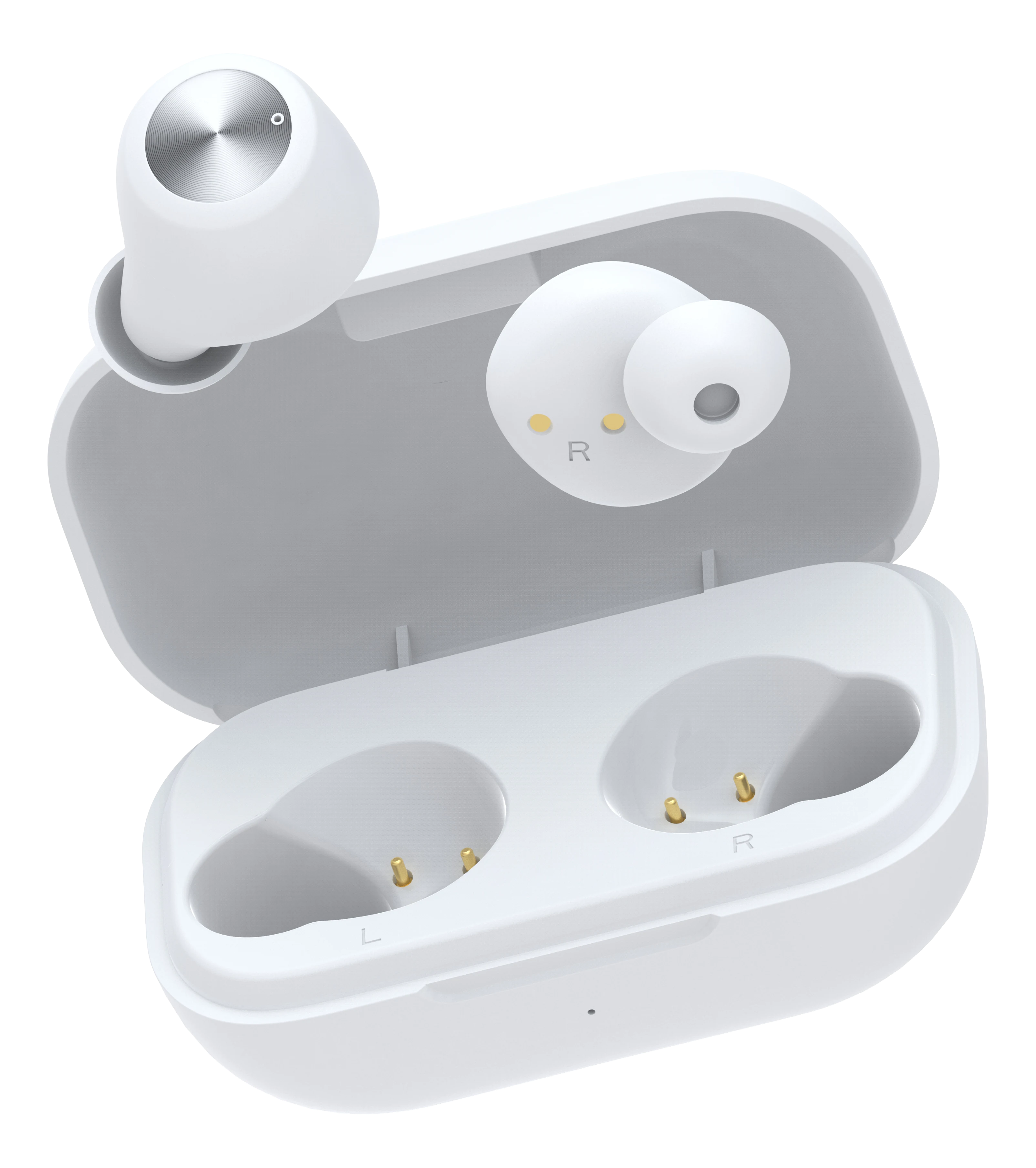 Langattomat in-ear kuulokkeet TWS valkoinen