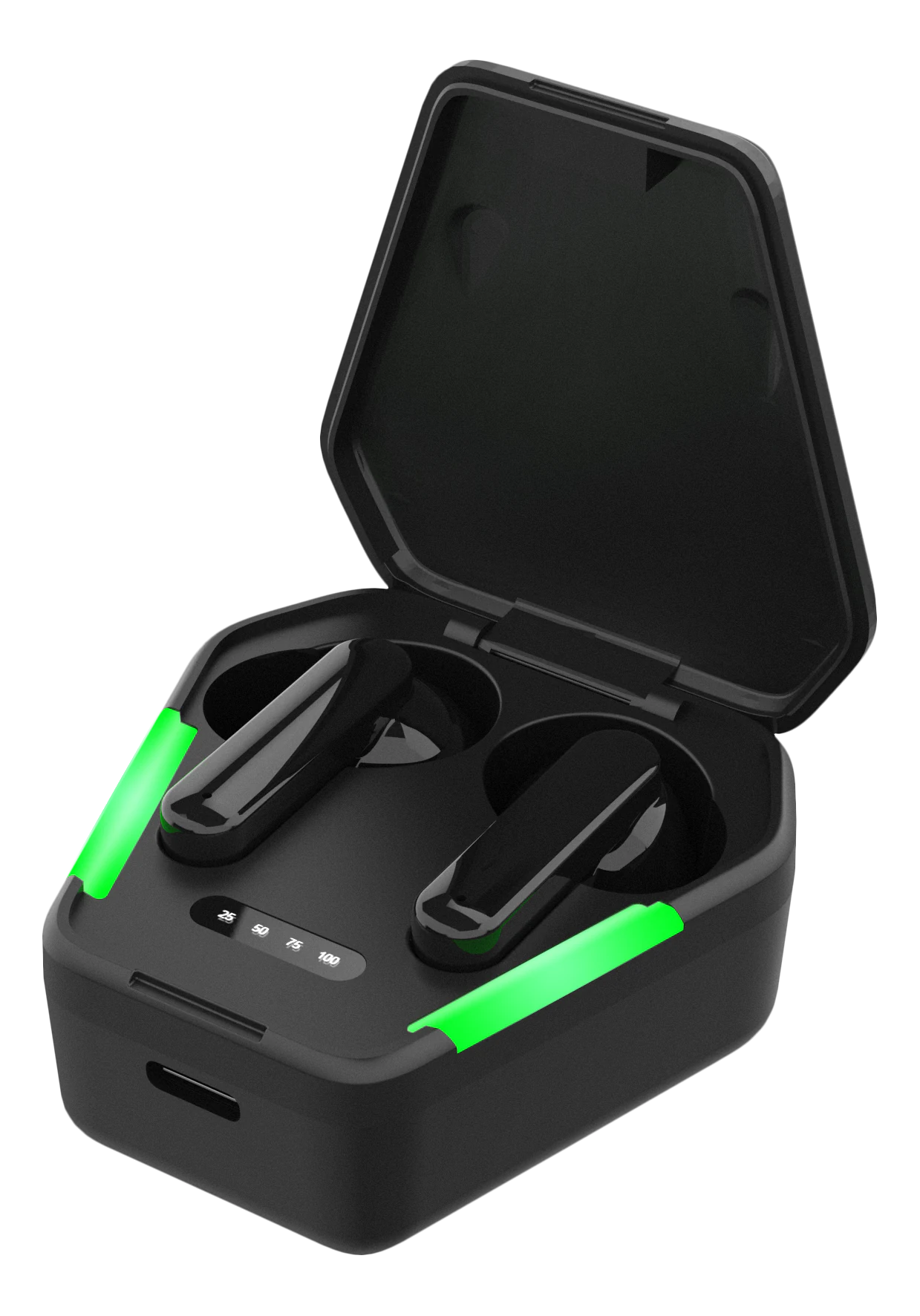 Gaming langattomat True Wireless Stereo in-ear kuulokkeet, musta