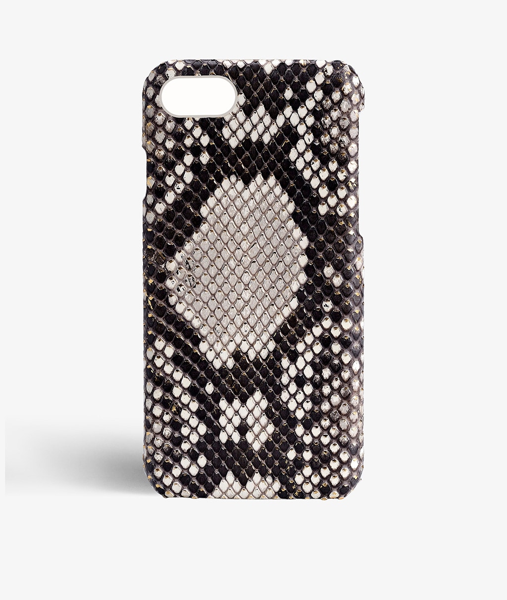 Kuori iPhone 7 Real Python Golden Roccia