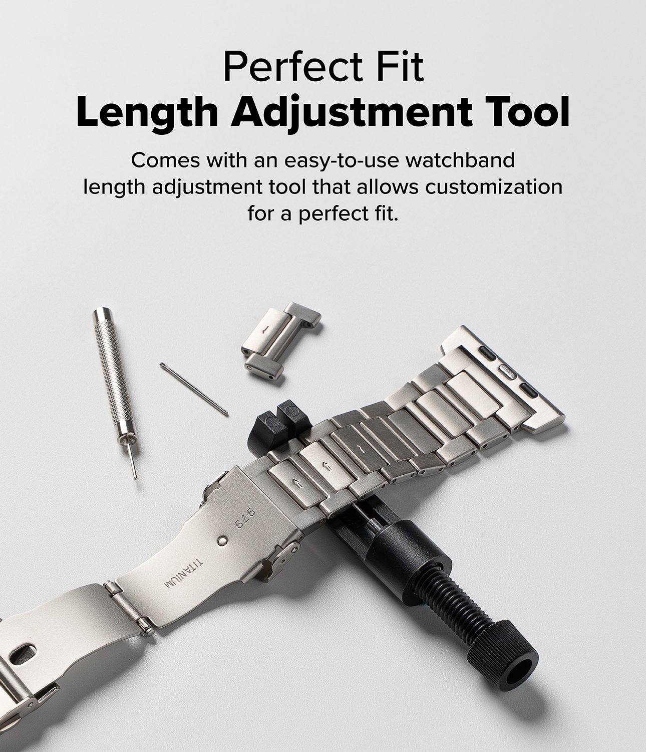 Titanium One Rannekoru Apple Watch Series 11 46mm Natural Titanium