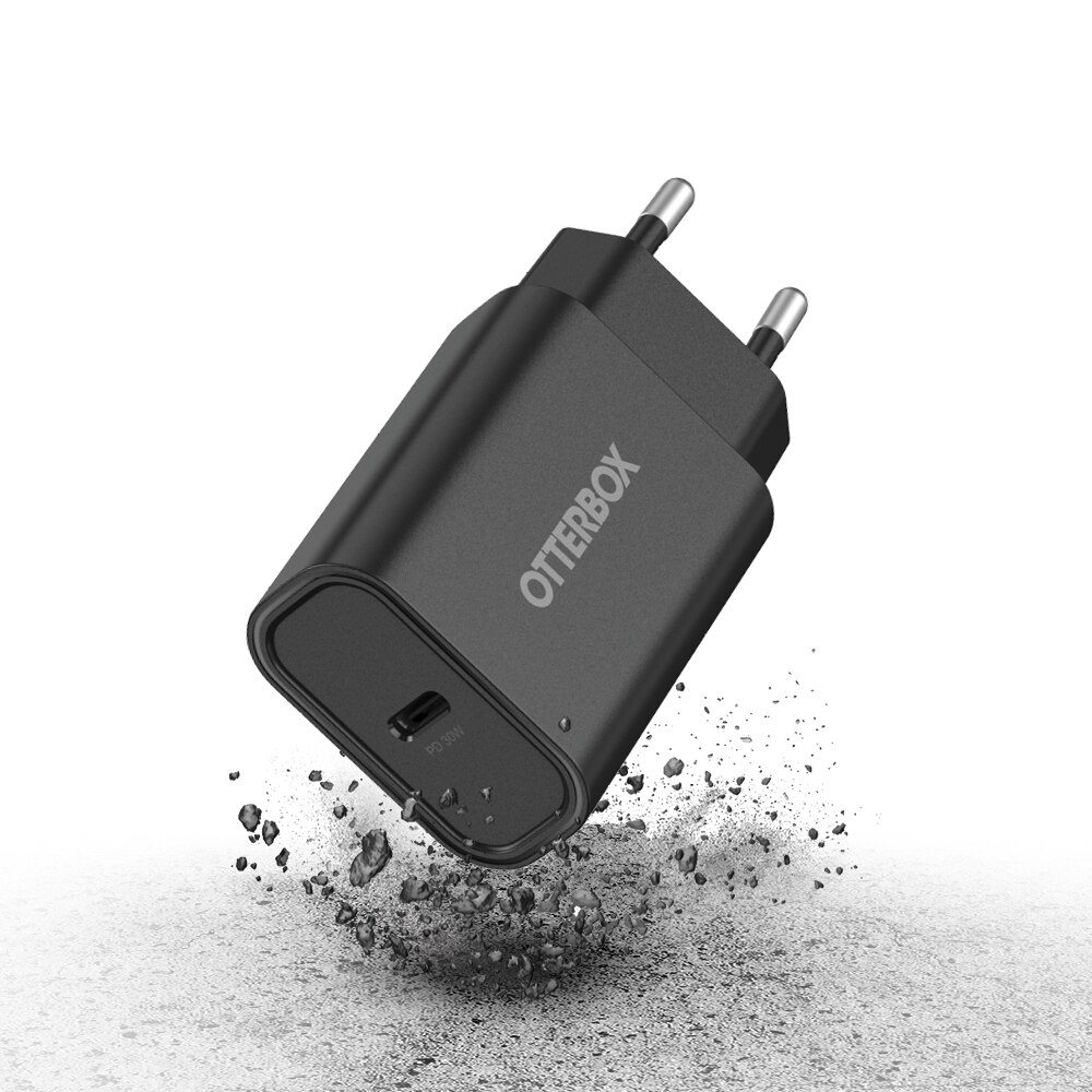 Seinälaturi USB-C 30W PD Black