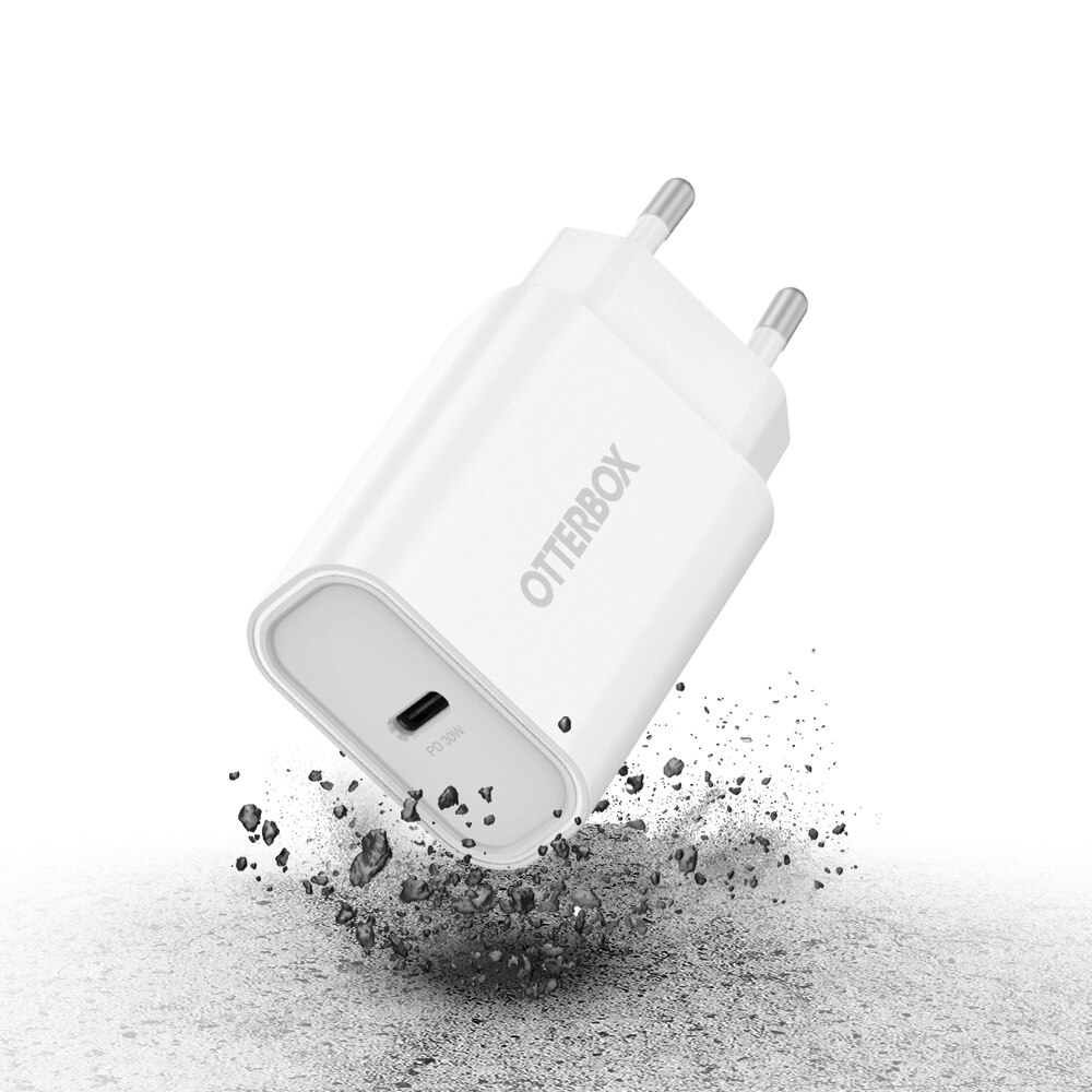 Seinälaturi USB-C 30W PD White