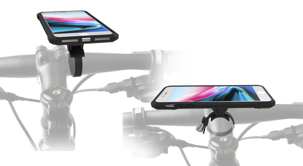 X22K Smartphone Universal Bar/Bike Mount musta