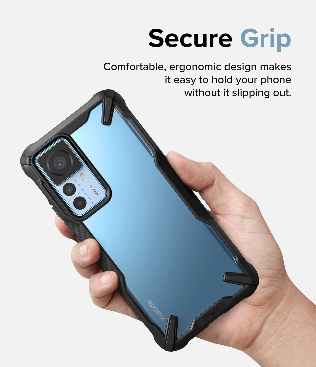 Fusion X Case Xiaomi 12T/12T Pro Musta