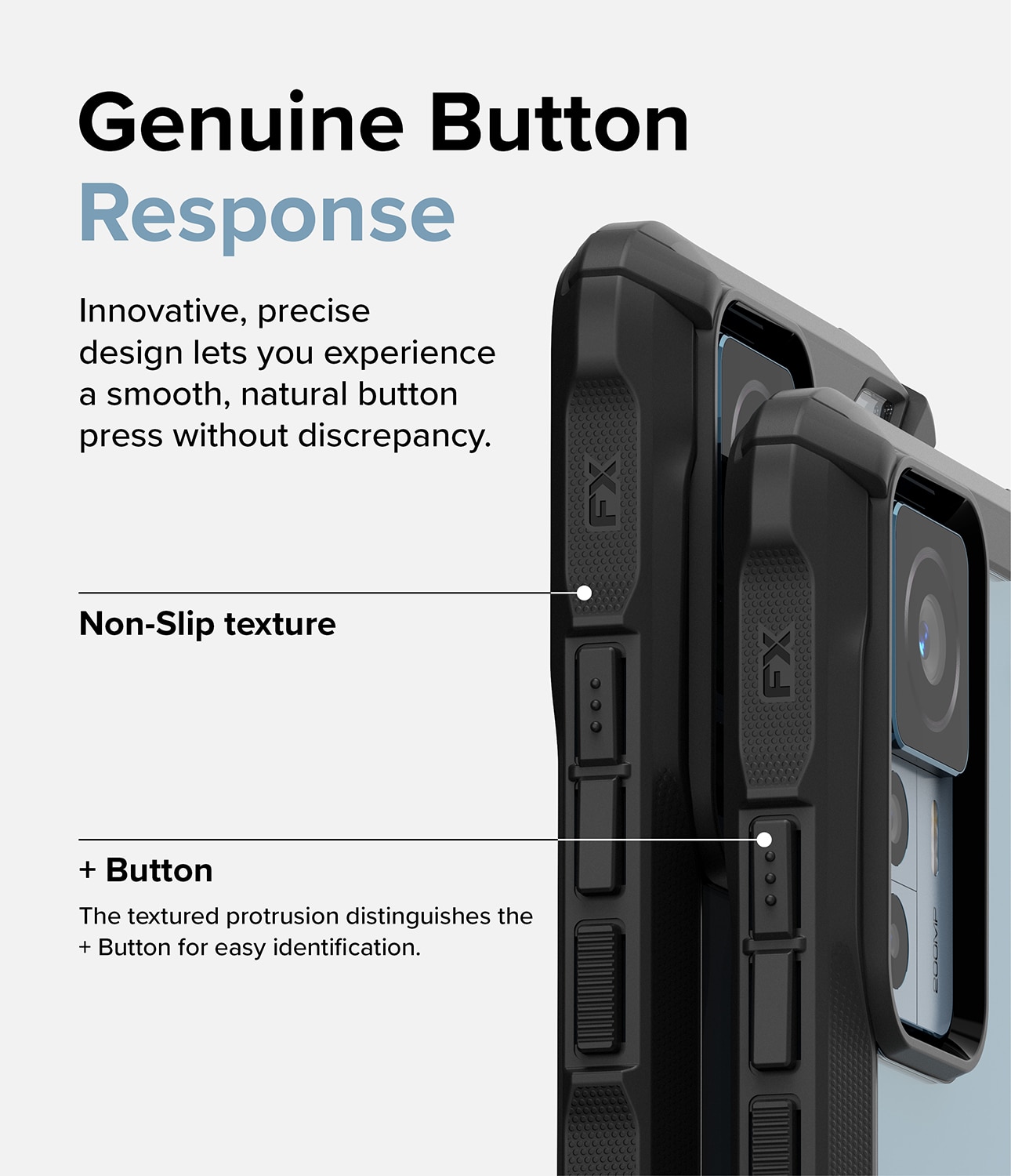 Fusion X Case Xiaomi 12T/12T Pro Musta