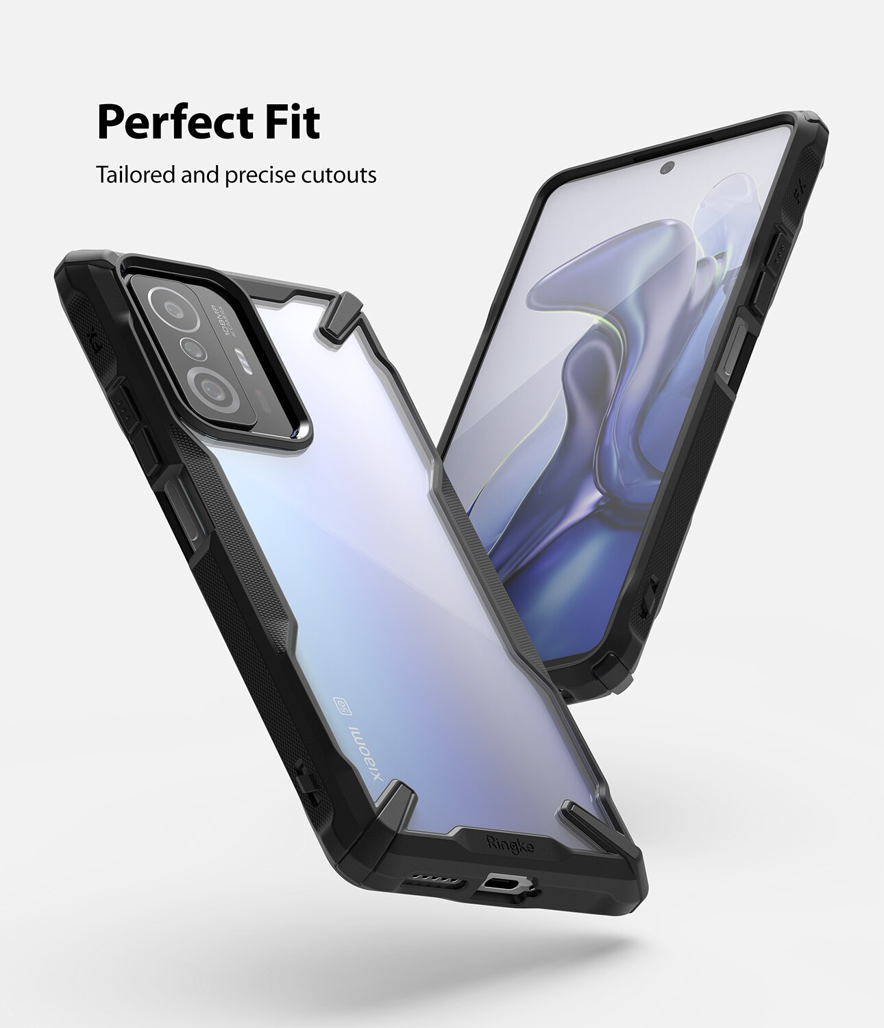 Fusion X Case Xiaomi 11T/11T Pro Musta