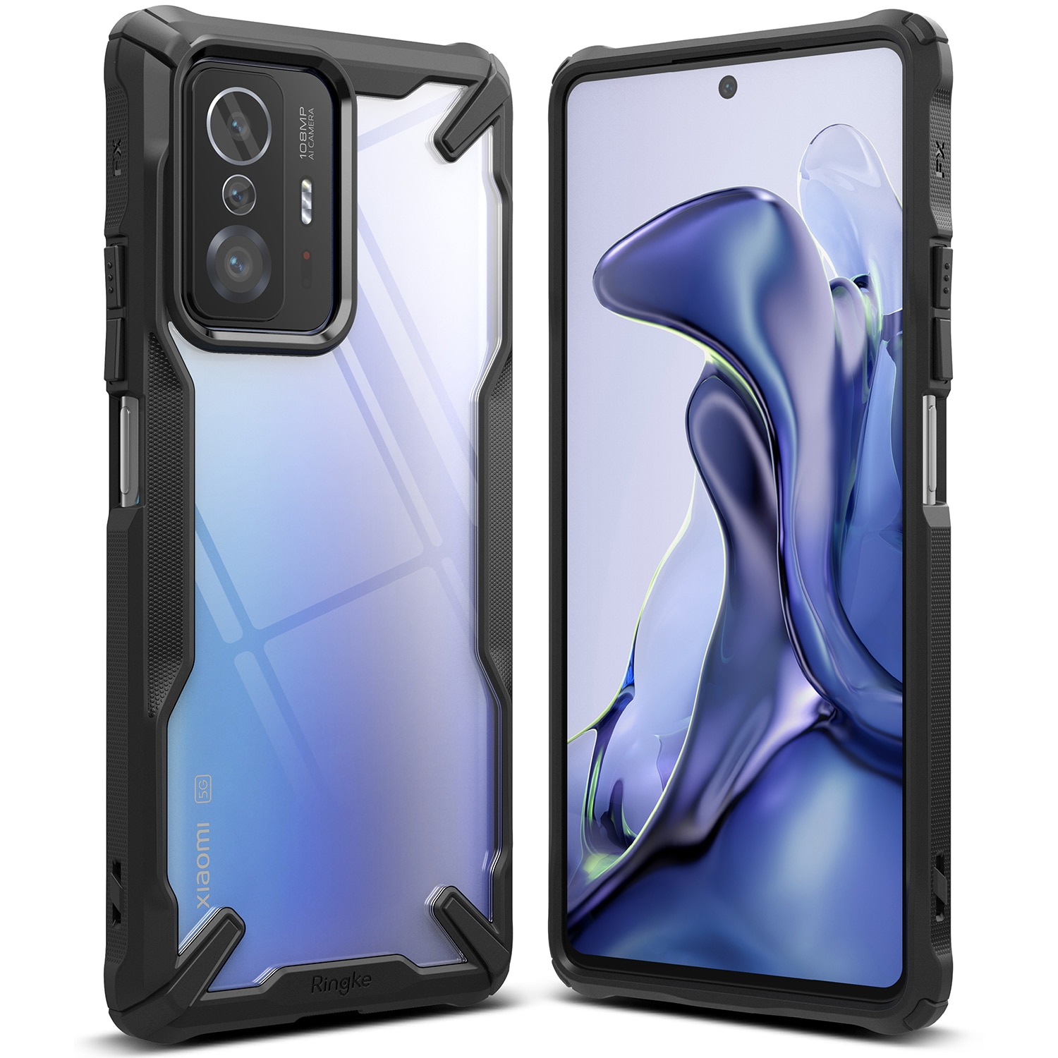 Fusion X Case Xiaomi 11T/11T Pro Musta