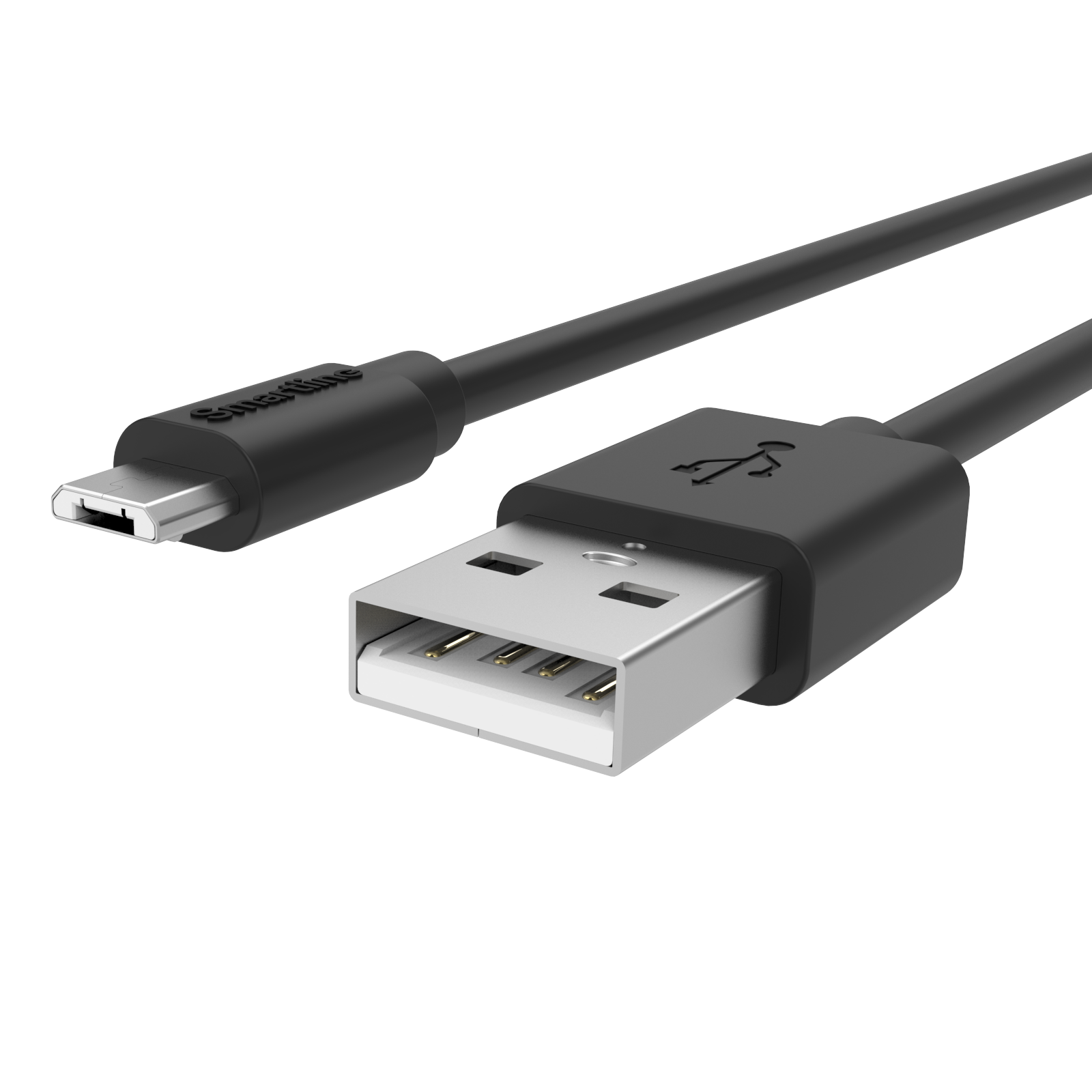 USB Cable MicroUSB 2m musta