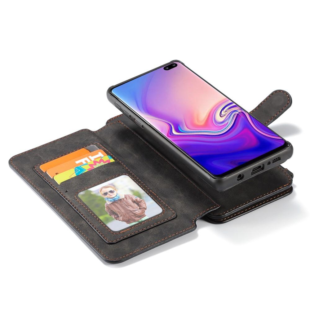 Multi-slot Flipfodral Samsung Galaxy S10 Plus Harmaa