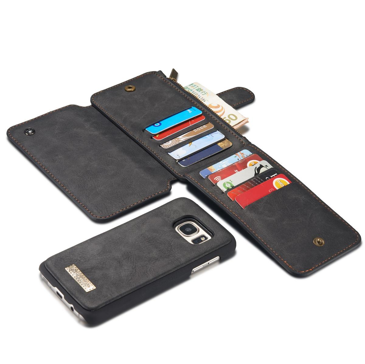 Multi-slot Flipfodral Samsung Galaxy S7 Harmaa