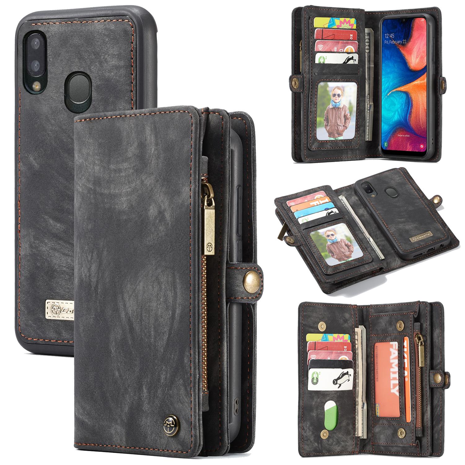 Multi-slot Suojakotelo Samsung Galaxy A20e Harmaa