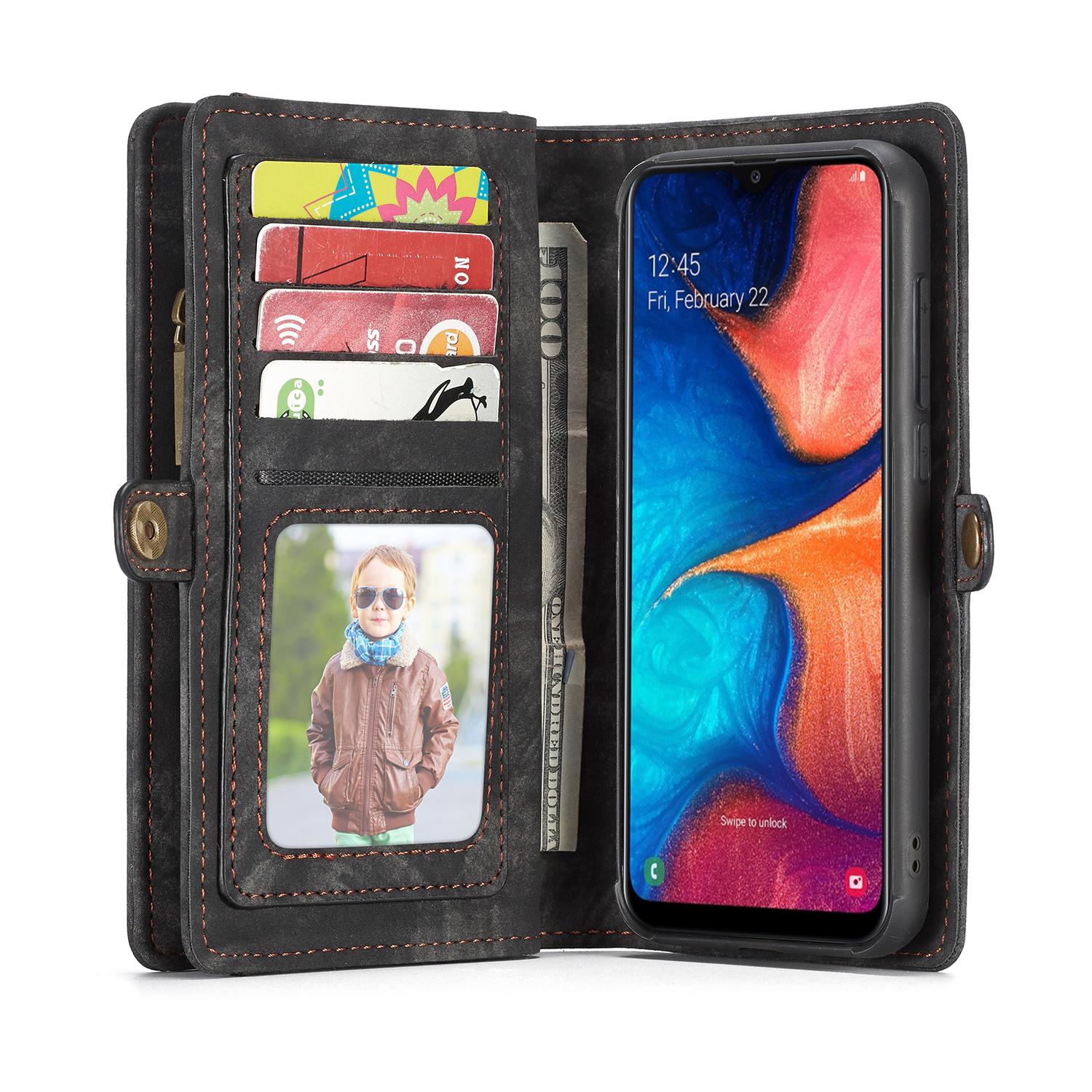 Multi-slot Suojakotelo Samsung Galaxy A20e Harmaa