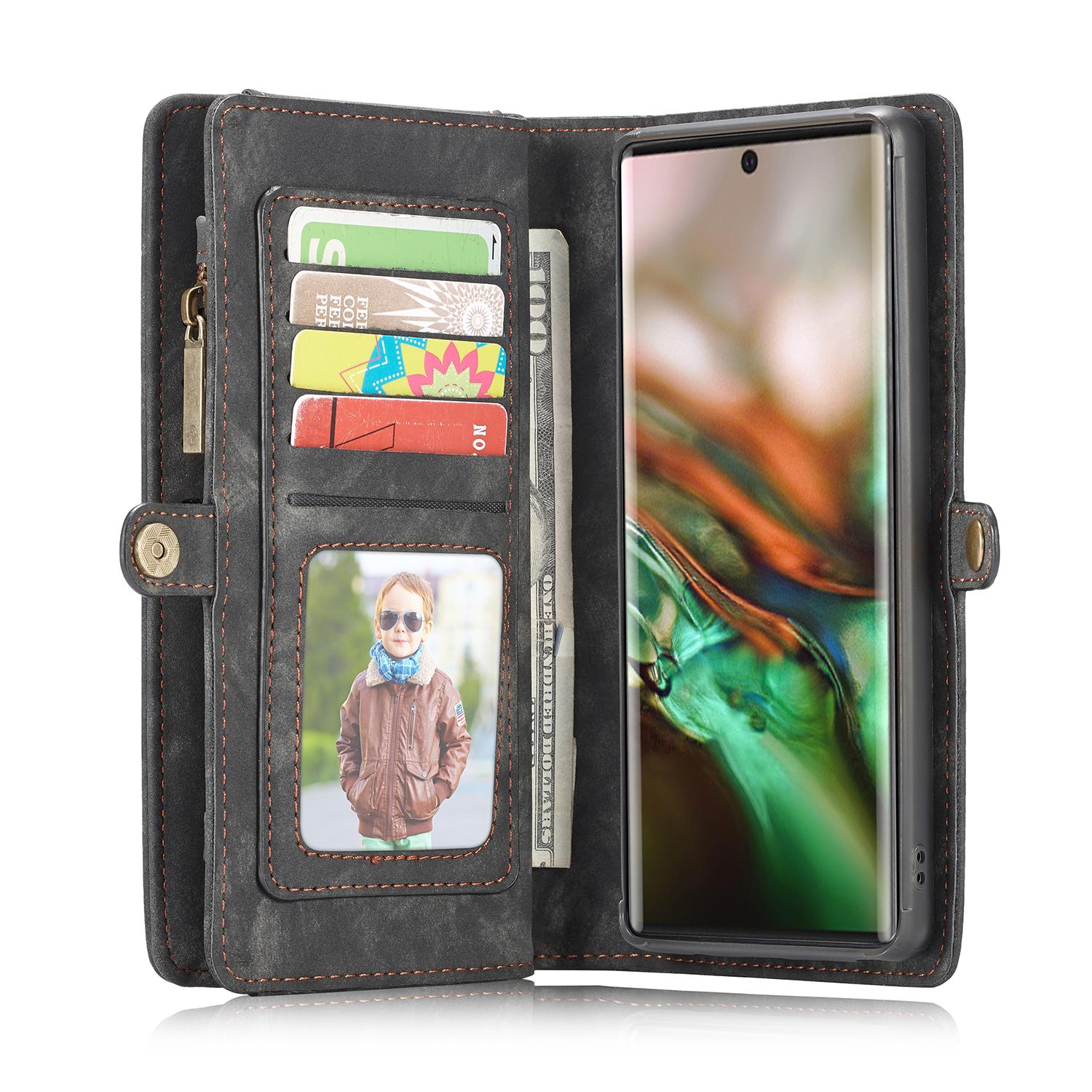 Multi-slot Suojakotelo Samsung Galaxy Note 10 Plus Harmaa