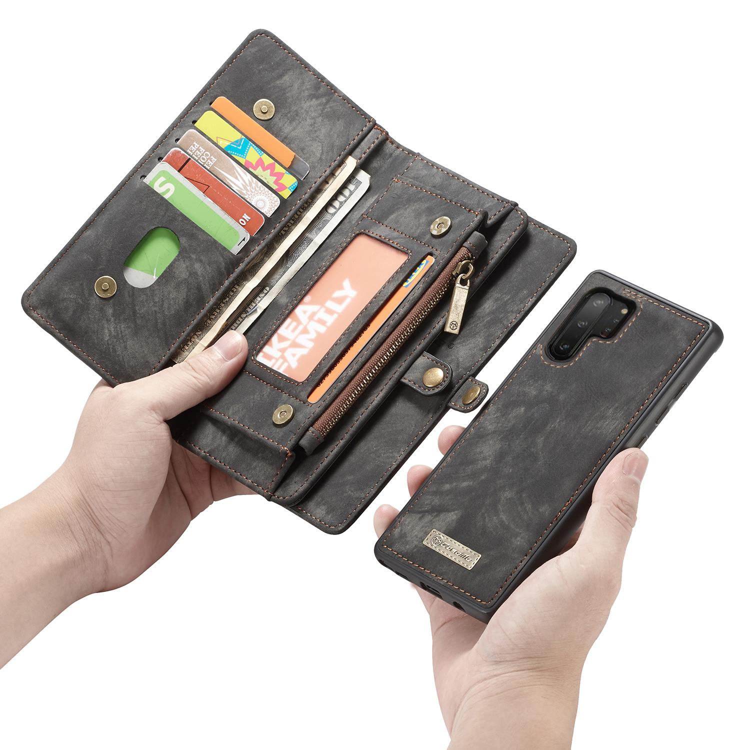 Multi-slot Suojakotelo Samsung Galaxy Note 10 Plus Harmaa