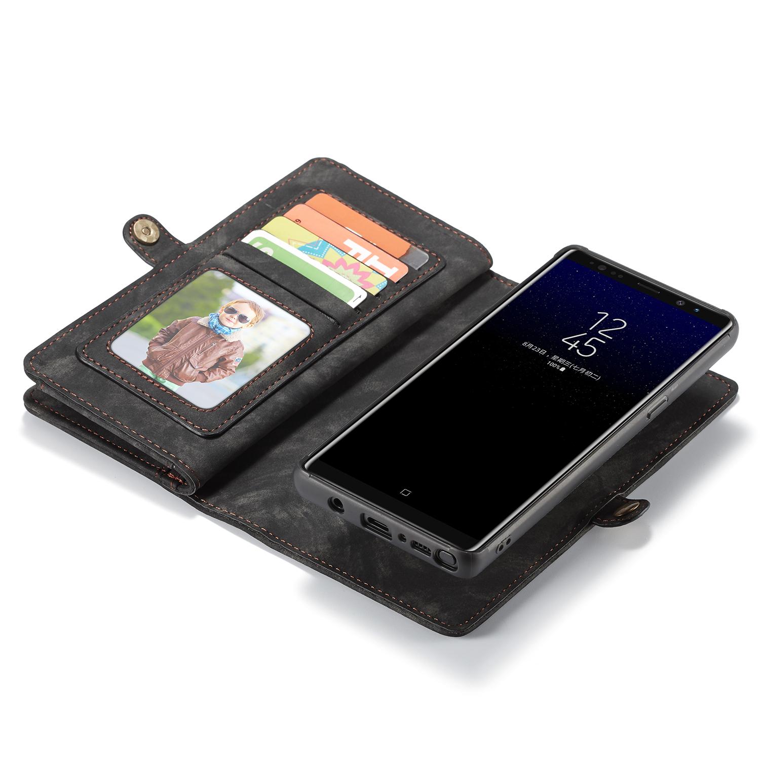 Multi-slot Suojakotelo Samsung Galaxy Note 8 Harmaa