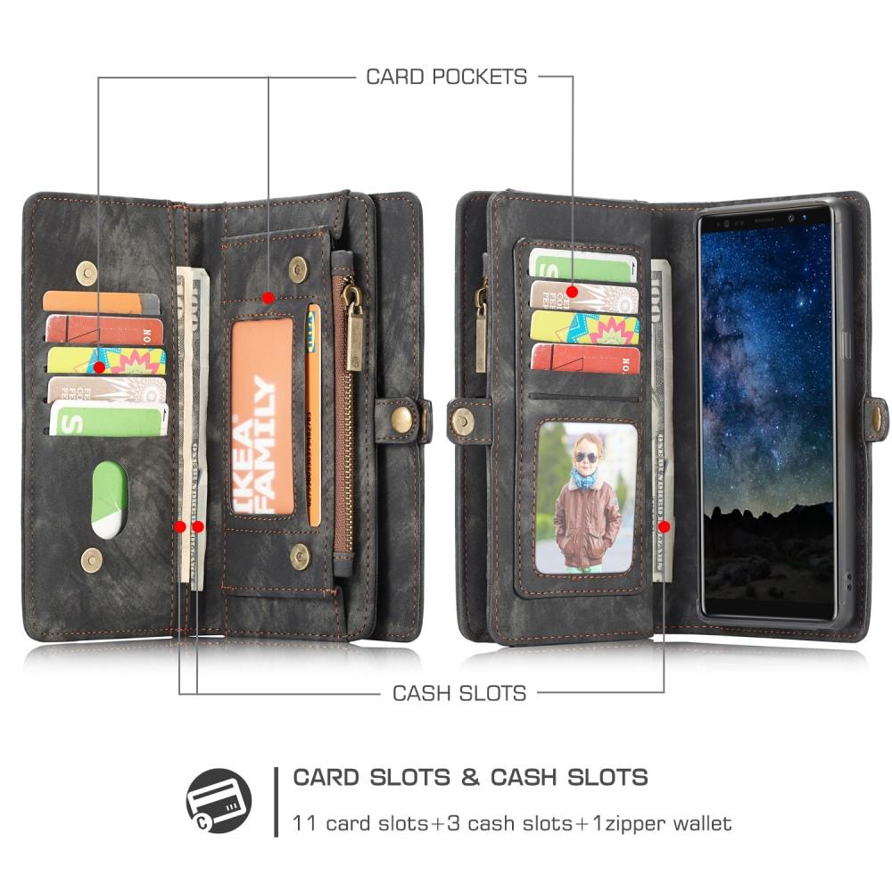 Multi-slot Suojakotelo Galaxy Note 9 harmaa